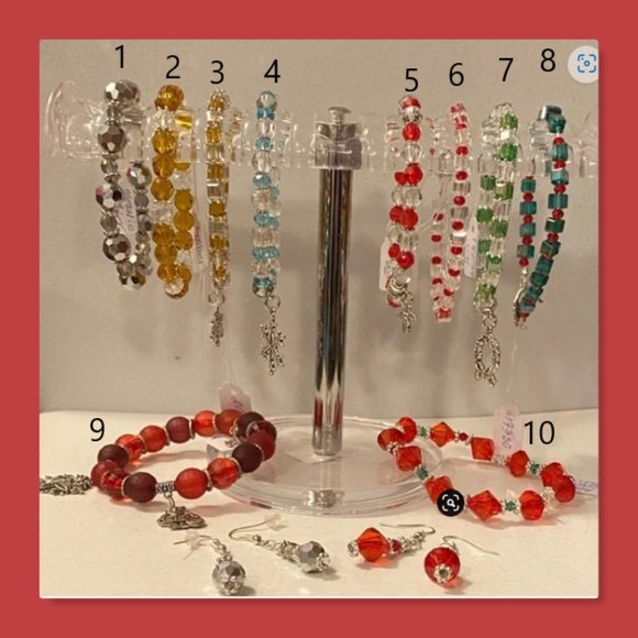 NEW Christmas Cube and Crystal bracelets order now for Christmas!!! - Picture 12 of 13